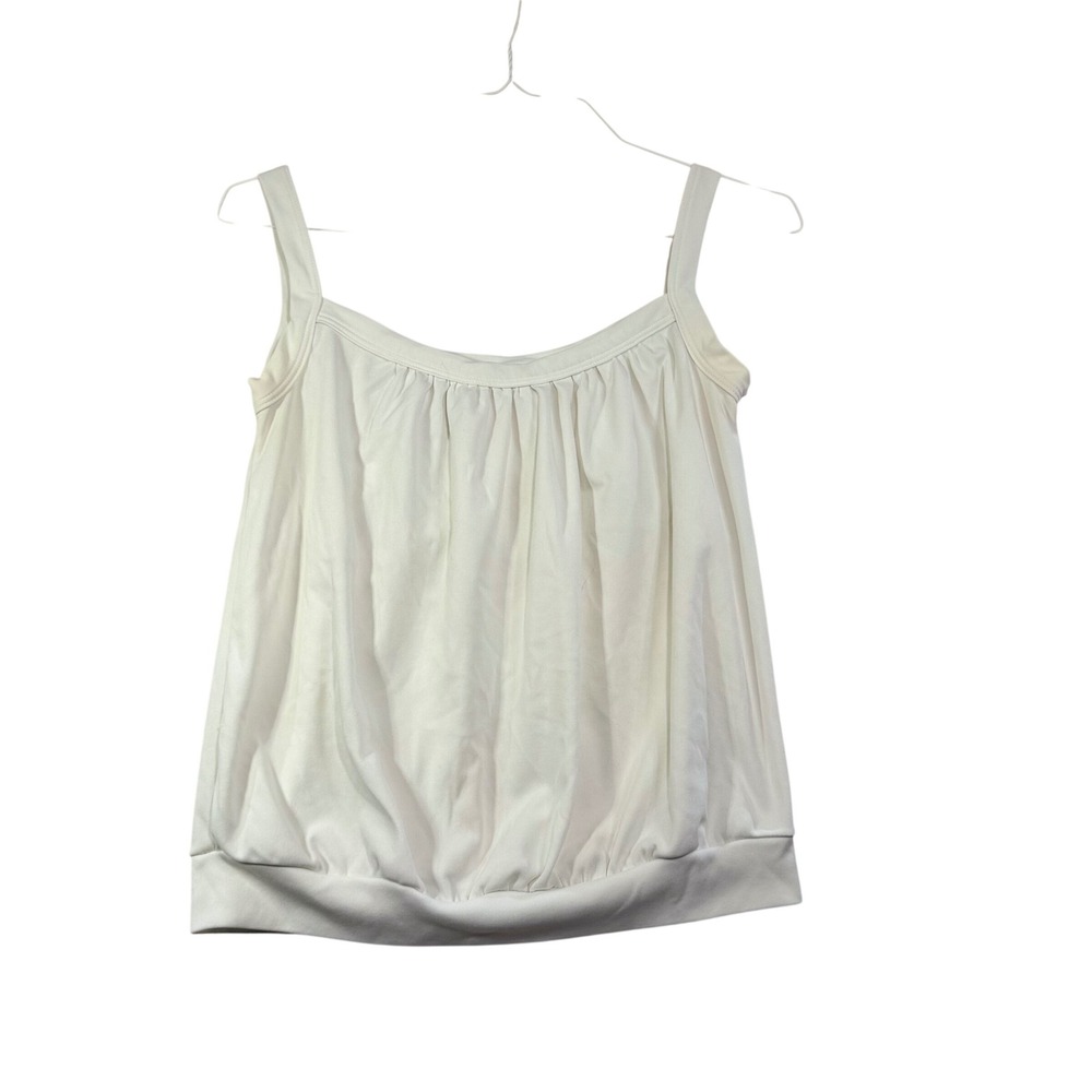 Carol Wright Womens White Blouse Tank Top Medium